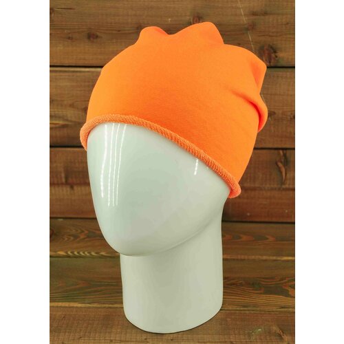 фото Шапка бини , размер б/р, оранжевый ип блинова в. с
