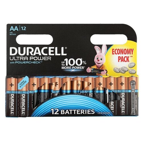 фото Батарея duracell ultra power lr6-12bl aa (12шт)