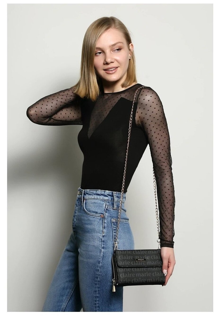 Сумка клатч Marie Claire, black — фото 1