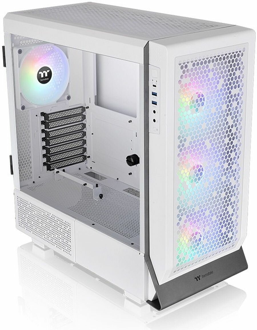 Корпус ATX Thermaltake Ceres 500 TG ARGB, Midi-Tower, без БП, белый [ca-1x5-00m6wn-00]