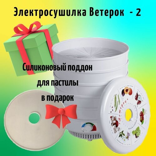 Электросушилка для овощей и фруктов Ветерок2 5 поддонов силиконовый поддон для пастилы 496000₽