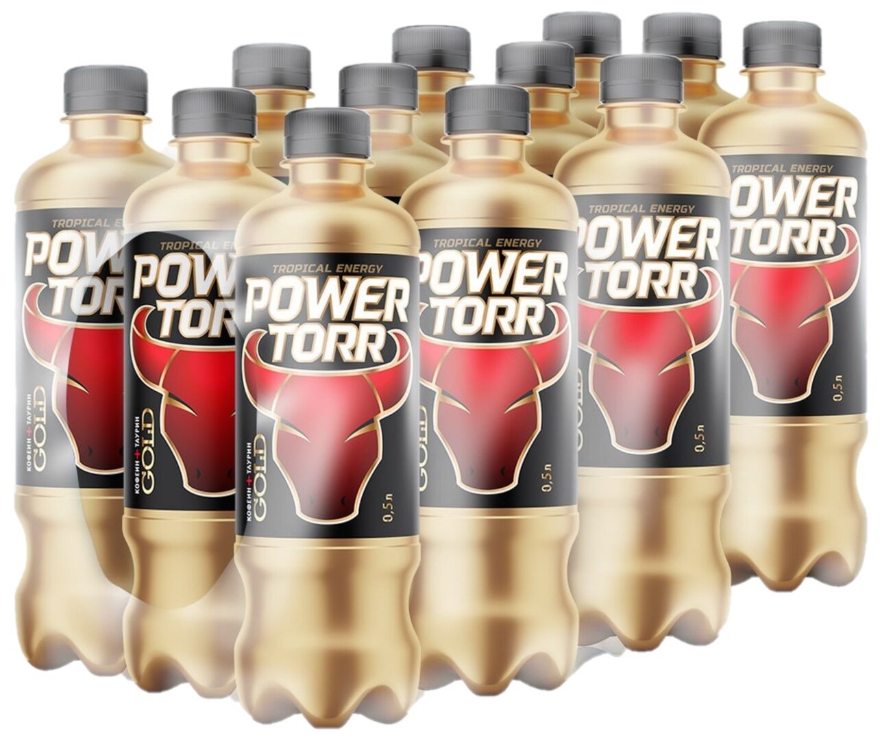 Энергетический напиток Power Torr Gold, 12 шт по 0,5 л