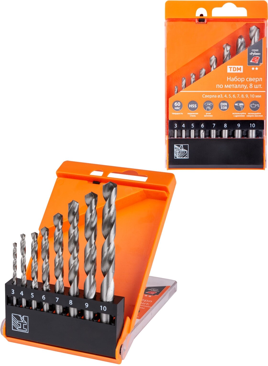 фото Сверло по металлу, по бетону, винтовое TDM ELECTRIC SQ1093-0101