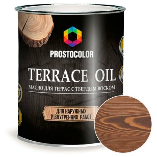 Масло для террас PROSTOCOLOR (бруно) 0,75л