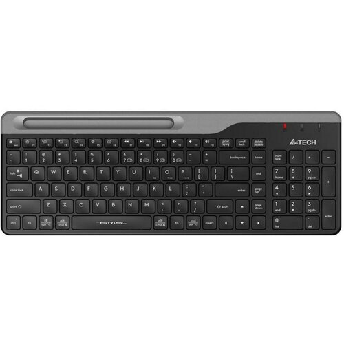 Клавиатура A4Tech Fstyler FBK25 черныйсерый USB беспроводная BTRadio slim Multimedia 286100₽