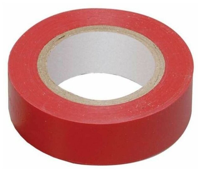 фото Изолента ПВХ 15мм (рул.20м) 71 678 OIT-B15-20/R красн. Онлайт 71678