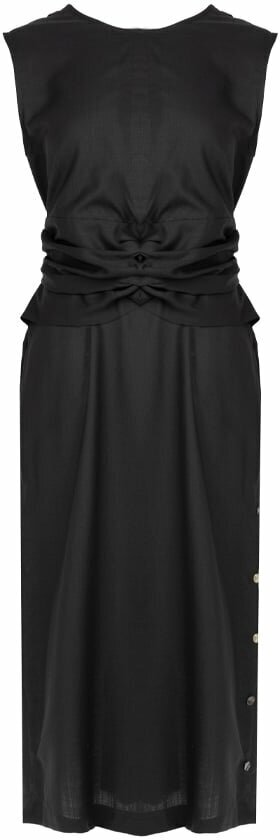 Платье Eudon Choi, повседневное, размер 46, черный