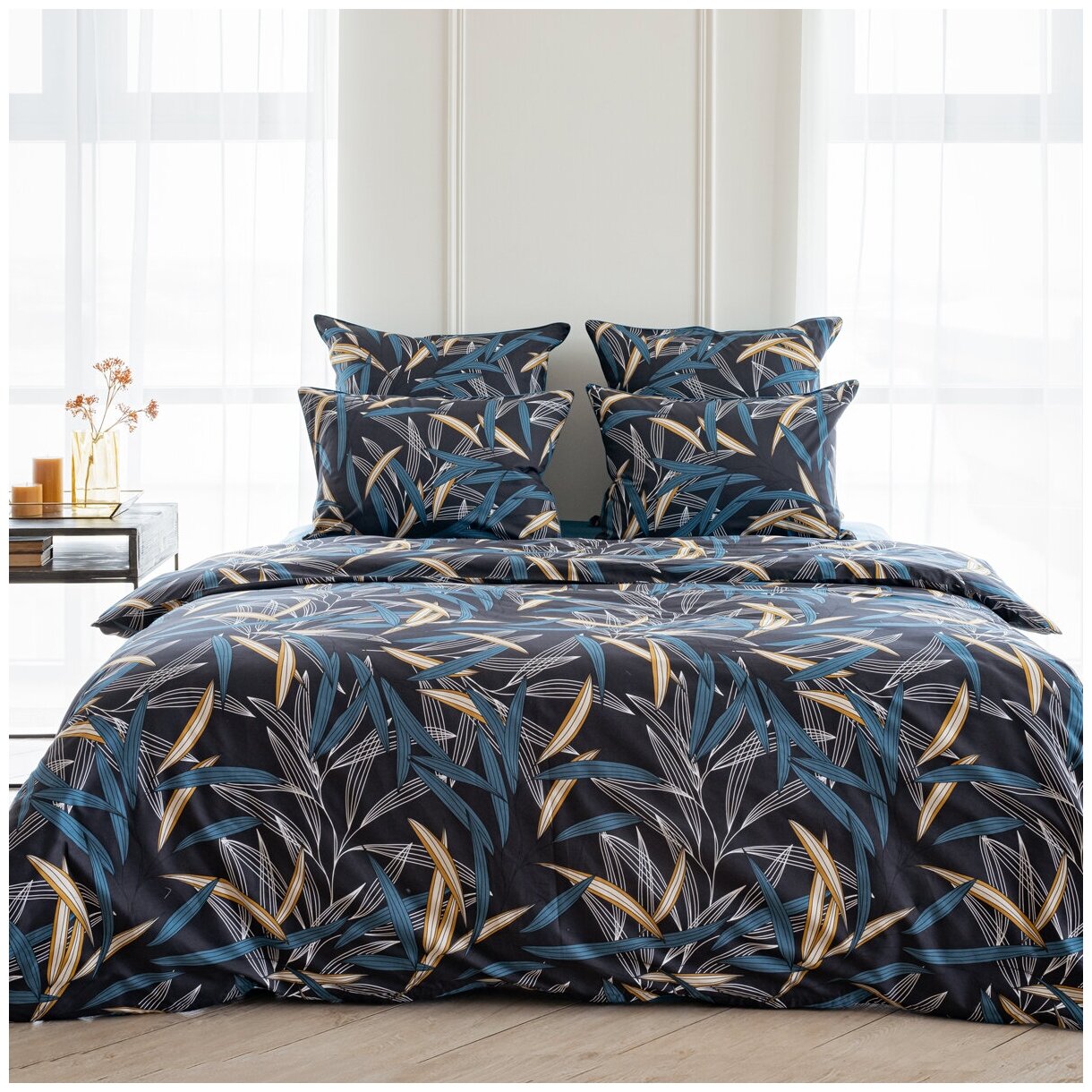 фото Комплект постельного белья La Prima постельное бельё сатин этель, размер 1.5 спальный (145x215см)