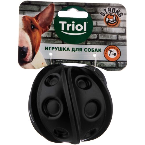 Мячик для собак Triol МегаМяч 12191137, черный, 1шт. мячик для собак triol мегамяч 12191137 черный
