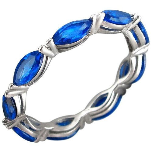 фото Эстет кольцо с фианитами из серебра 01к2511577-2, размер 16.5