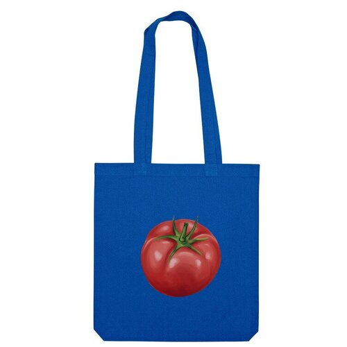 Сумка шоппер Us Basic, синий сумка весёлый помидор ярко синий