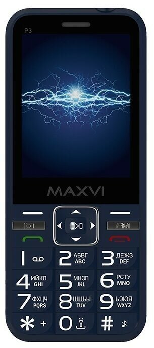 Телефон Maxvi P3 blue