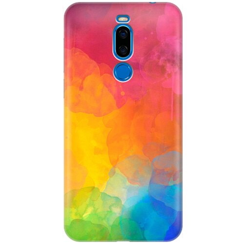 фото Re:pa накладка transparent для meizu x8 с принтом "буйство красок"