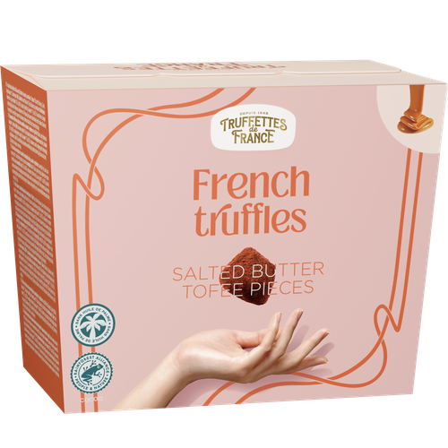 Подарочный набор Chocmod Truffettes de France Шоколадные конфеты трюфели Fantaisie с карамелью и морской солью, 200 г