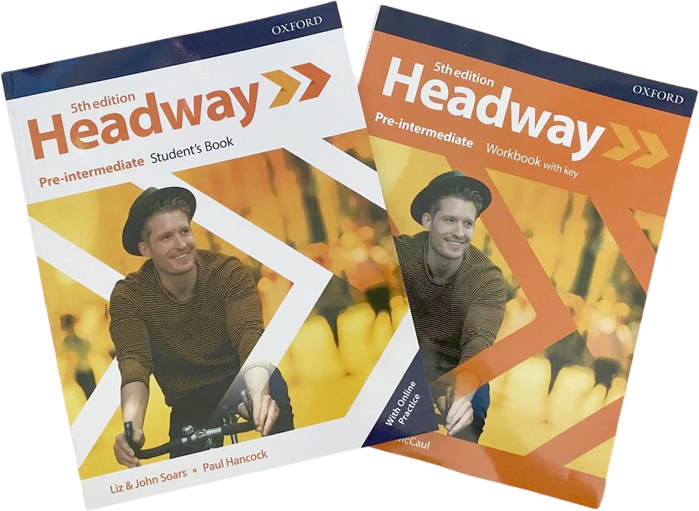 Комплект Headway Pre-Intermediate: Student's book and Workbook (учебник и рабочая тетрадь, 2 книги) + CD. Пятое издание Oxford 5-th edition