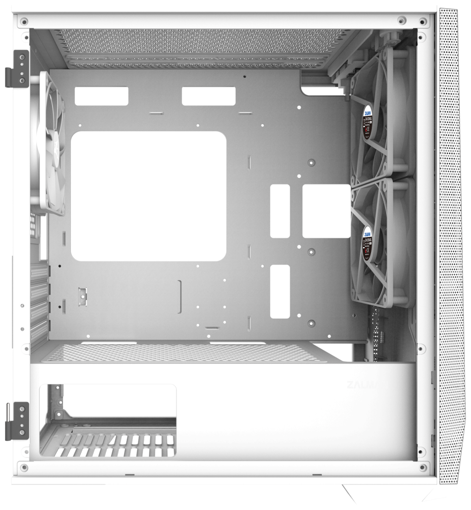 Корпус MiniTower Zalman Z1 Iceberg white (mATX window FRONT 2x120mm REAR 1x120mm без БП) (Z1 Iceberg white)