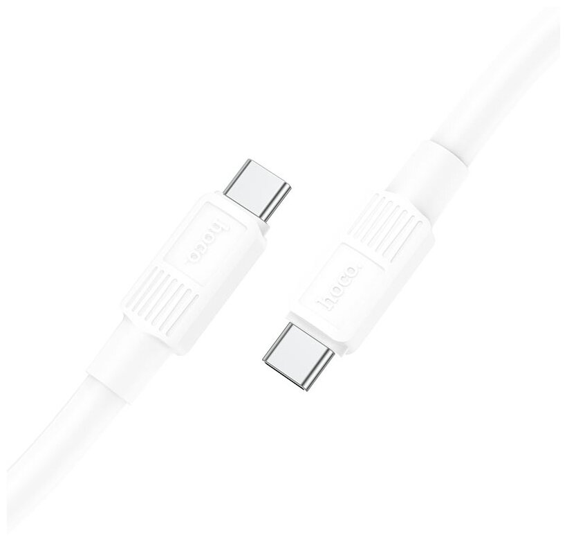 Кабель Hoco Кабель HOCO X84 Type-C - Type-C Solid charging data cable 1M 3.0А white