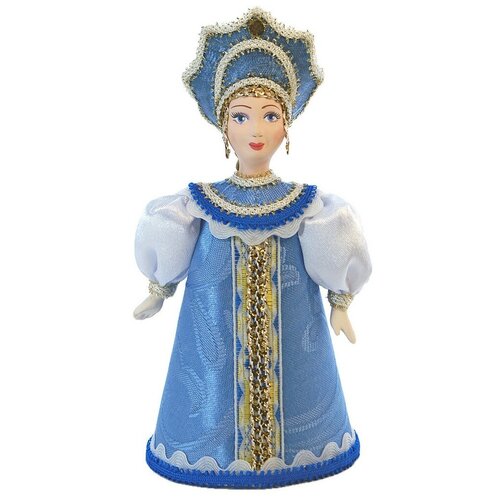 коллекционная фарфоровая кукла золушка в народном костюме 24 см Кукла коллекционная Девушка в русском народном костюме.