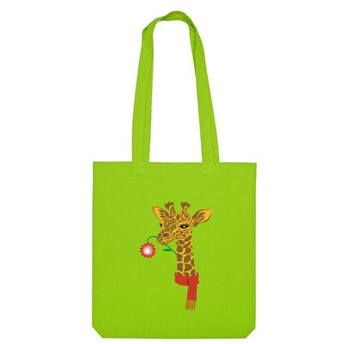 Сумка шоппер Us Basic, зеленый сумка жираф бежевый