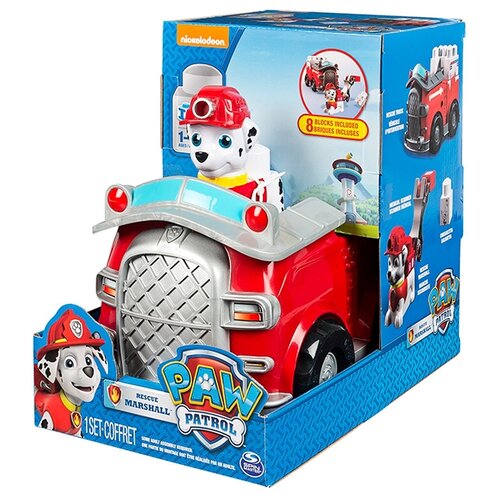 Конструктор Spin Master Paw Patrol 18307 грузовик Маршала, 8 дет.