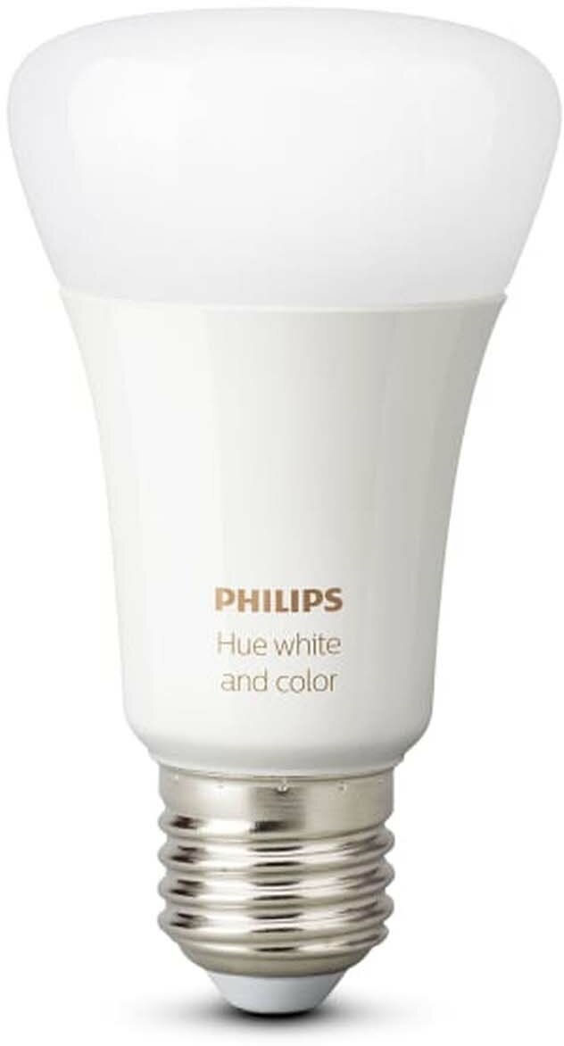 Умная лампа Philips Hue Single Bulb E27 Color (929002216824)