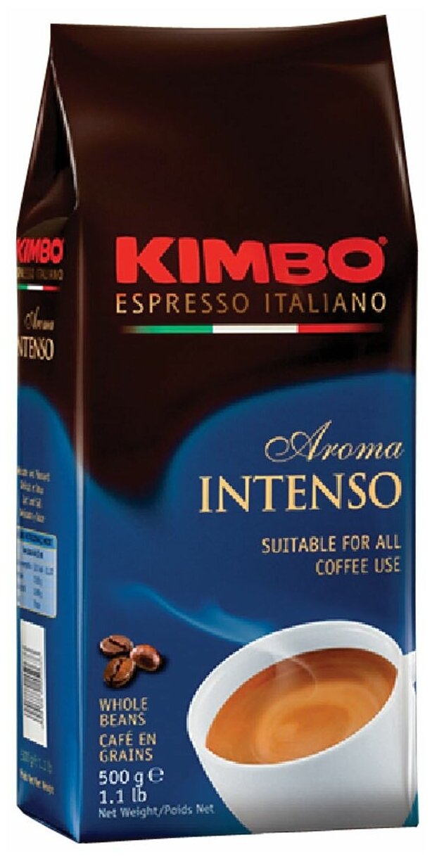 Кофе в зернах Kimbo Aroma Intenso 500 г - фотография № 2