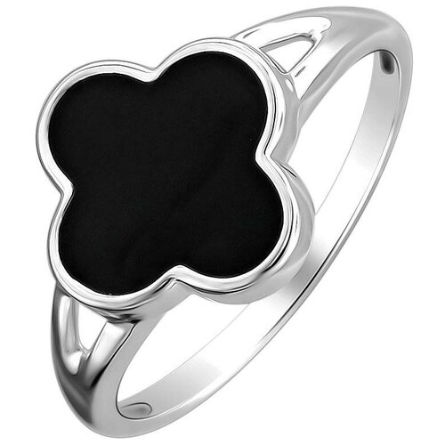 фото Эстет кольцо цветок из белого золота 01к0212960э, размер 19