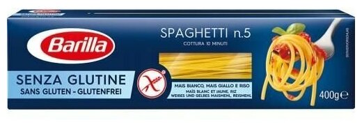 Barilla Макаронные изделия Spaghetti, без глютена, 400 г