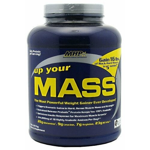 MHP Гейнер Up your mass 2154гр. (fudge brownie)