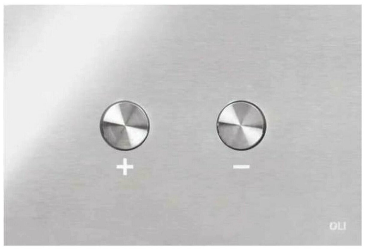 фото Кнопка пневматическая двойная BLINK, сталь, матовый, антивандальная Oliveira 093399