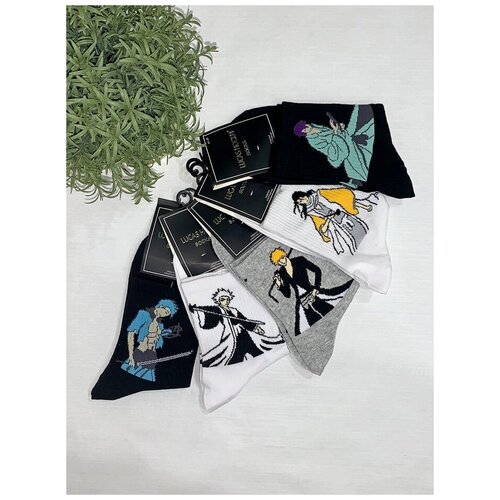 фото Комплект носков "принт" средние 5 пар. lucas носки