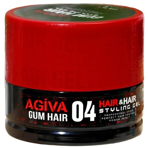 AGIVA Hair Gel 04 Gum Гель для укладки волос гибкий эластичный 200 мл.