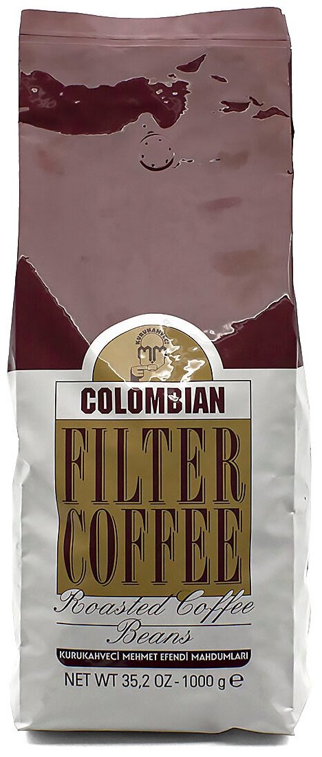 Кофе в зернах Mehmet Efendi Colombian Coffee Beans (Колумбийский), 1000г - фотография № 2