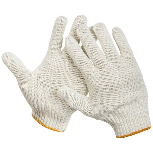Трикотажные перчатки STAYER STANDARD для тяжелых работ, без покрытия, х/б 7 класс, размер L-XL (11402-XL) перчатки stayer мaster l xl 4 пары