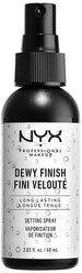 NYX professional makeup Спрей-фиксатор для макияжа Dewy Finish Setting Spray, 60 мл, прозрачный