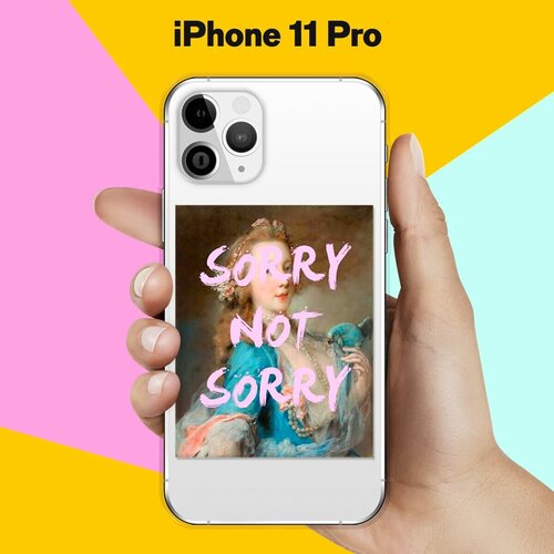 Силиконовый чехол Sorry на Apple iPhone 11 Pro силиконовый чехол sorry на apple iphone 11