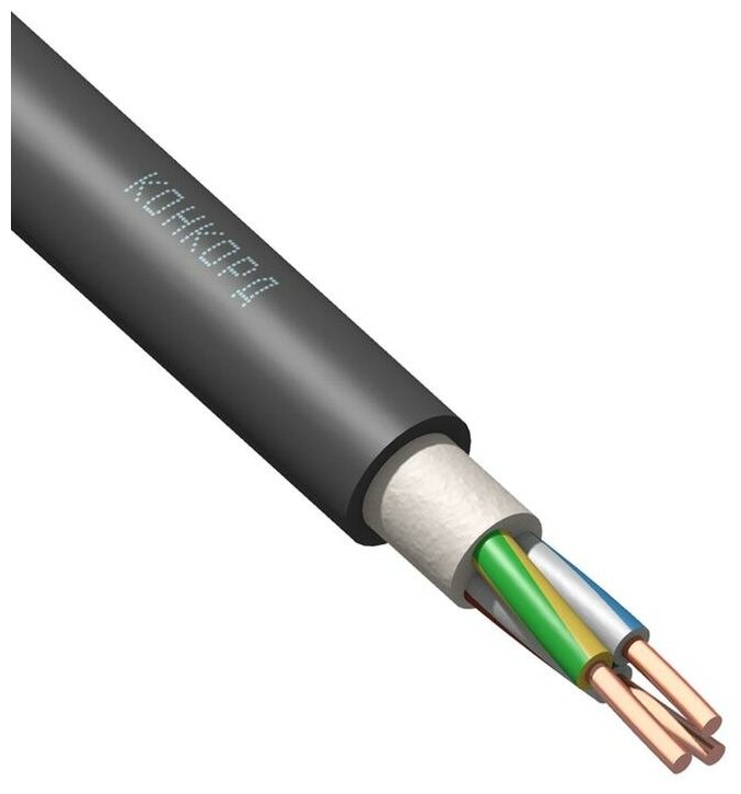 Кабель ВВГнг(А)-LS 3х1.5 (N PE) 0.66кВ (бухта) (м) Конкорд 204 - фотография № 2