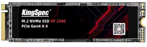 Накопитель SSD 2TB KingSpec XF-2TB M.2 2280 NVMe PCIe Gen4 x4 / XF-2TB 2280
