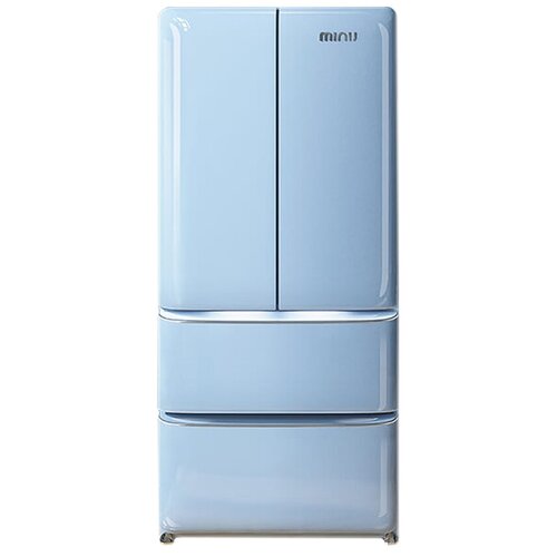 Умный холодильник MiniJ Retro French Smart Refrigerator Mijia Smart Edition 448L Blue (BCD-JF448WM) CN