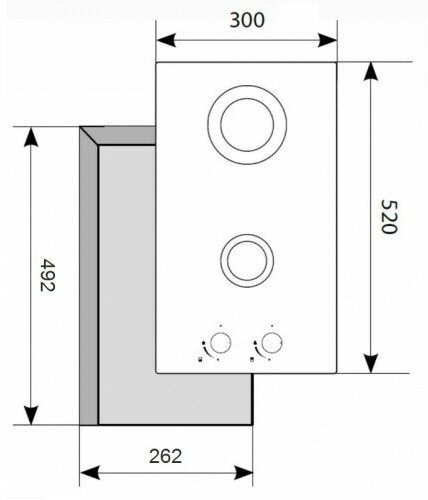 Варочная поверхность газовая AKPO PGA 302 FGC2 BL - фотография № 2