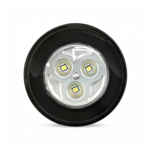 фото Светодиодный фонарь push light 3 вт smartbuy 3aaa, черный, 12 шт. в комплекте