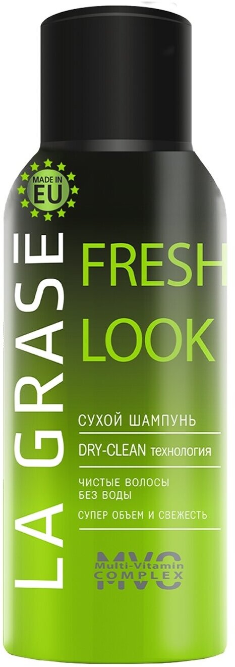 Сухой шампунь для волос La Grase Fresh Look 100 мл .