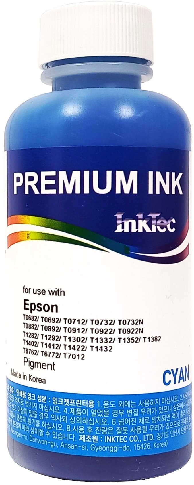 Чернила InkTec (E0013-100MC) пигментные для Epson S22/SX125 100 мл (Cyan)