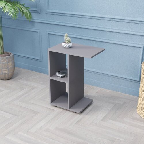 Журнальный стол Velardy Reliable X, 47x21x63см, серый