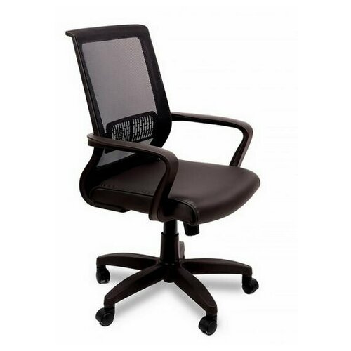 Компьютерное кресло персонала Оптима, сетка-3D, цвет черный