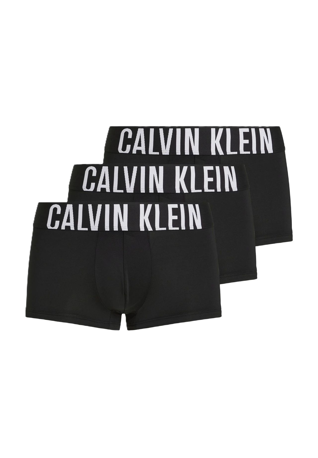 Трусы CALVIN KLEIN Intense Power Micro, комплект из 3 шт., размер L, black/white
