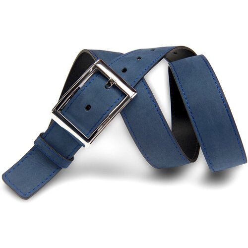 Ремень Olio Rosti, размер 120, синий ремень mypads натуральная кожа подарочная упаковка для мужчин черный
