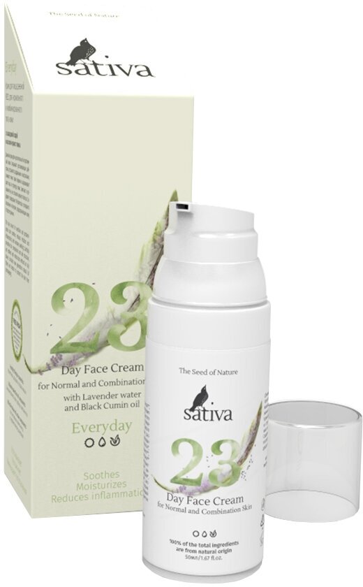Sativa Крем для лица "Дневной №23" для нормального и комбинированного типа кожи 50 мл