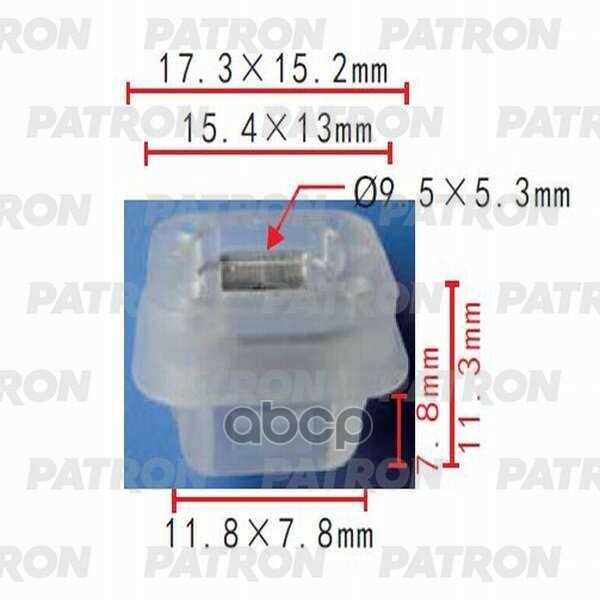 Втлка ластиковая PATRON арт. P370241