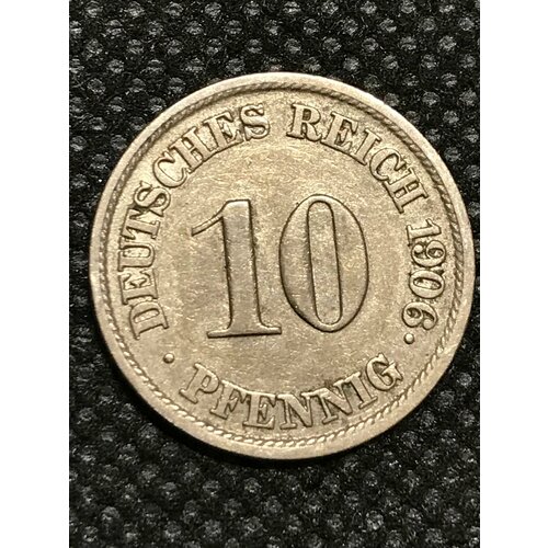 Монета Германия 10 пфеннигов 1906 год 2-2 монета германия 1 пфенниг 1906 год 7